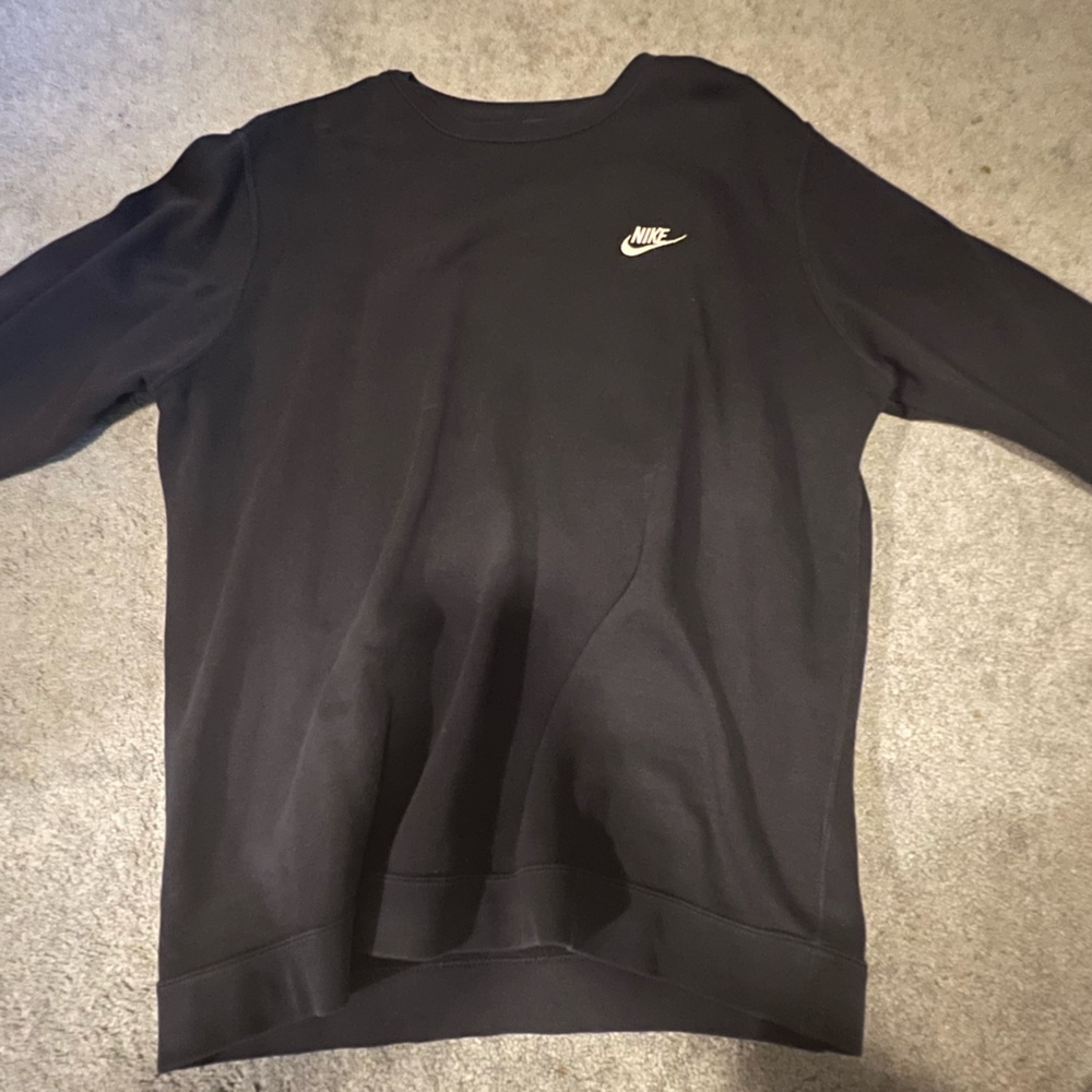 Nike navy blue crew neck size large